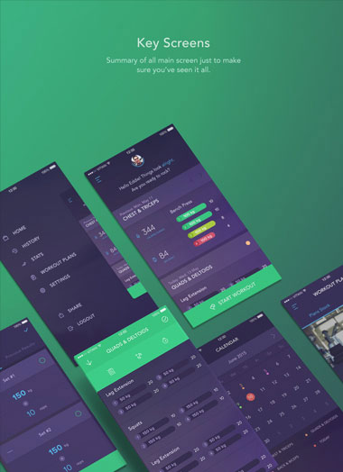mobile screen application